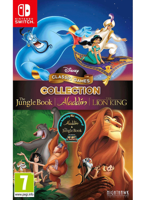 Disney Classic Games Collection: The Jungle Book, Aladdin and The Lion King Английская версия (Nintendo Switch)